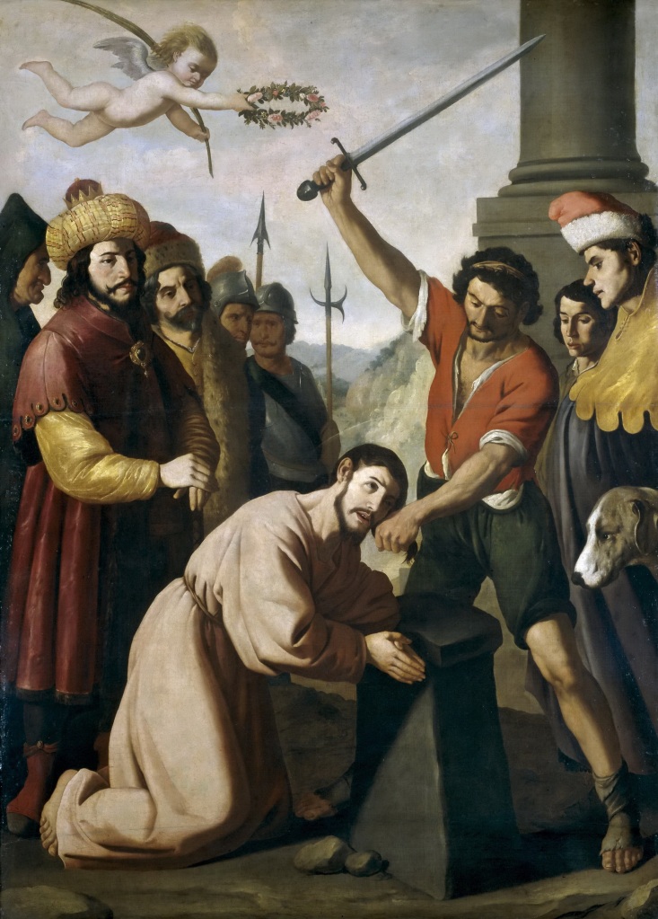 The Martyrdom of St James, Francisco di Zurbaran, 1639, Museo Nacional del Prado, Madrid.